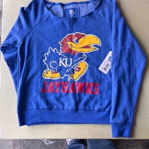 Sparkly Jayhawks Sweatshirt